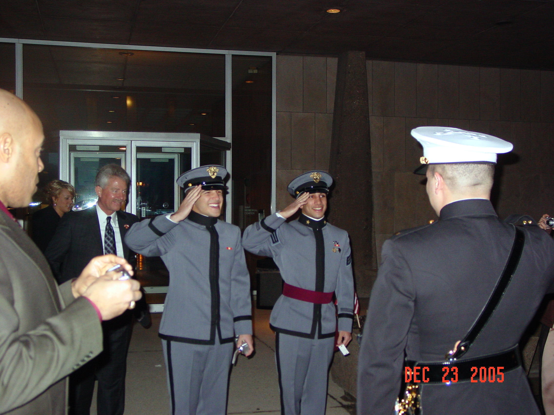 Jared's First Salute